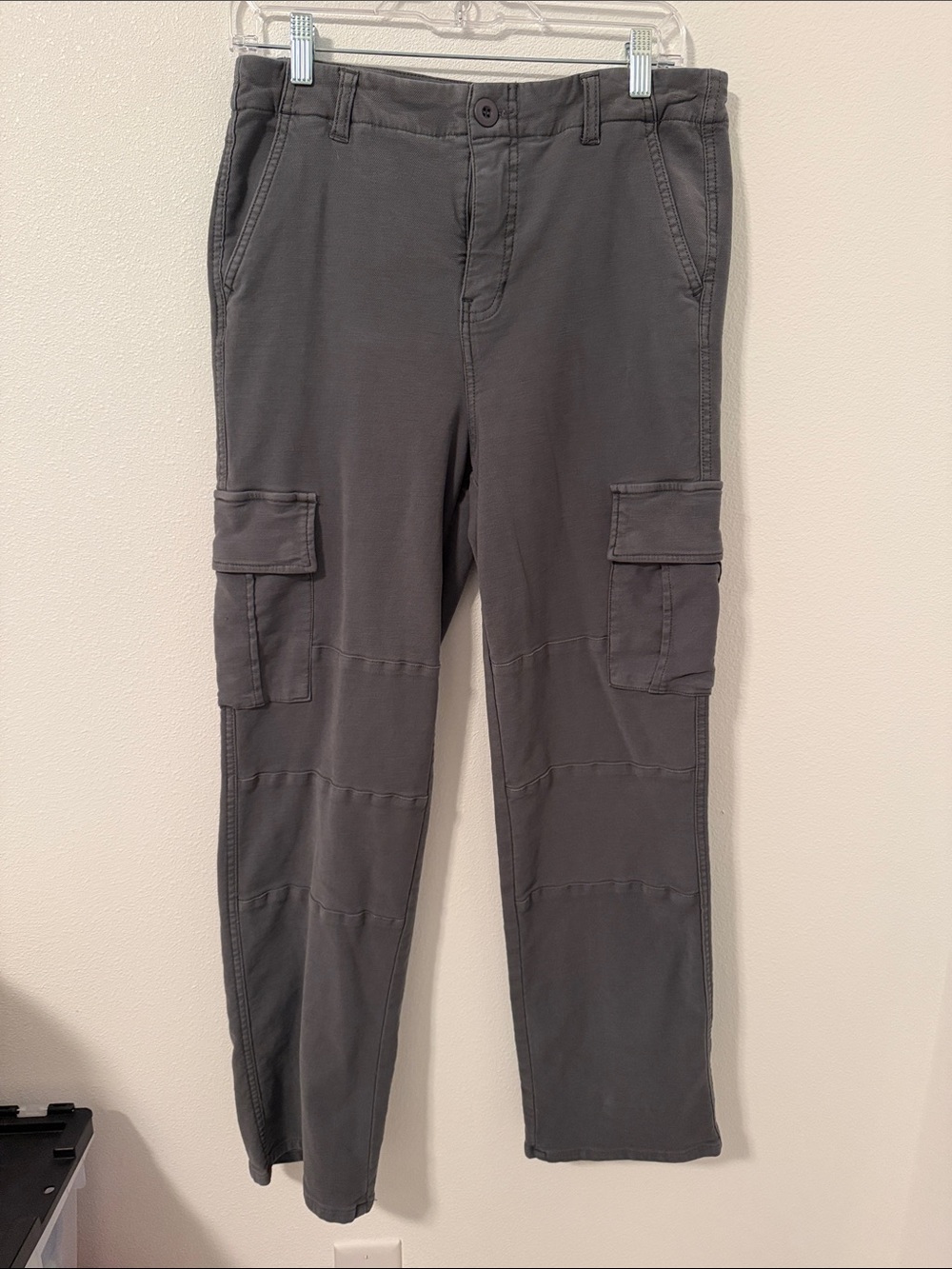 Women’s Cargo Pants in Charcoal Gray - Classic Workwear Style